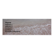 tarjeta del perfil de la playa plantillas de tarjetas de visita