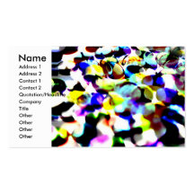 Tarjeta del perfil/de visita de la abstracción tarjeta de visita