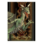 Tarjeta del perfil del arte de la fantasía del dra tarjeta de visita