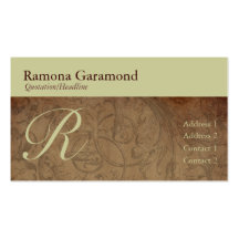 Tarjeta del perfil del Flourish Tarjeta De Visita