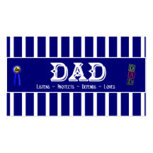 Tarjeta del perfil del papá plantillas de tarjeta de negocio