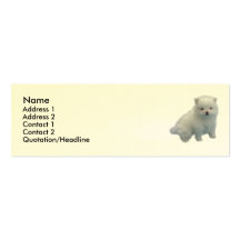 Tarjeta del perfil del perro plantillas de tarjetas personales