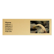 Tarjeta del perfil - Eagle Plantilla De Tarjeta De Negocio