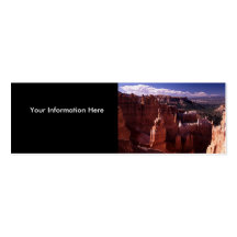 tarjeta del perfil o de visita, paisaje plantillas de tarjetas de visita