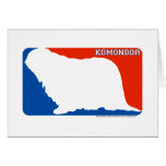 Tarjeta del perro de la primera división de Komond