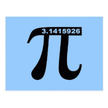 Tarjeta del pi tarjetas postales