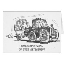 Tarjeta del retiro del tractor