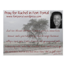 Tarjeta del rezo de Rachels Postal