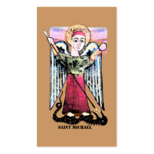 Tarjeta del rezo de San Miguel Tarjetas Personales