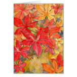 "Tarjeta del rocío del otoño"