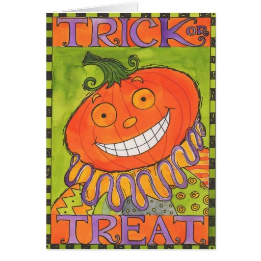 Tarjeta del truco o de la invitación