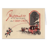 Tarjeta del vintage