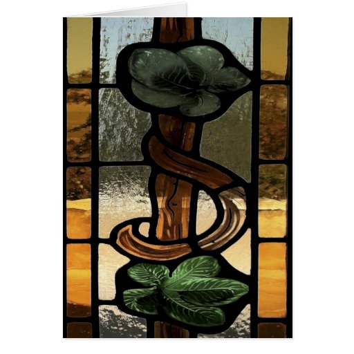 Tarjeta del vitral