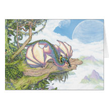 Tarjeta del wyvern del arco iris