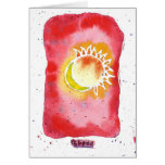 Tarjeta diaria del eclipse