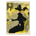 Tarjeta:  Diván Japonais por Toulouse-Lautrec