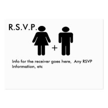Tarjeta divertida de RSVP del diagrama de los pare Tarjeta Personal