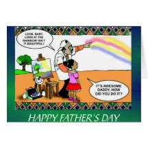 Tarjeta divertida del día de padres