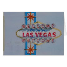 Tarjeta doble del logotipo de Vision Las Vegas
