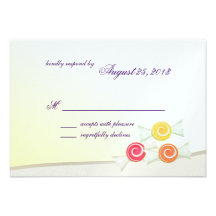 Tarjeta dulce de la respuesta de Mitzvah del palo  Invitaciones Personalizada