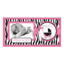 Tarjeta elegante de la foto del boutique tarjeta fotográfica personalizada