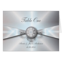 Tarjeta elegante del número de la tabla del boda