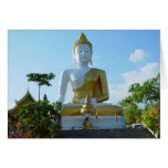 Tarjeta en blanco de Buda Chiang Mai Tailandia