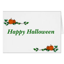 Tarjeta en blanco de Halloween