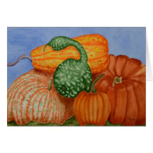 Tarjeta en blanco de la cosecha del otoño