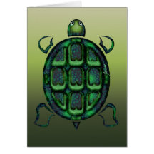 Tarjeta en blanco de Tortuga