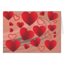 Tarjeta en blanco del corazón