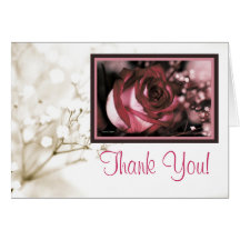 Tarjeta en blanco soñadora del rosa rosado/rojo (p