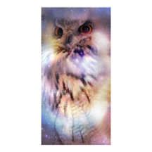 Tarjeta eurasiática de la foto del Eagle-búho Tarjetas Personales
