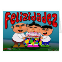 TARJETA  FELICITACION OPA OMA Y OZELIYO