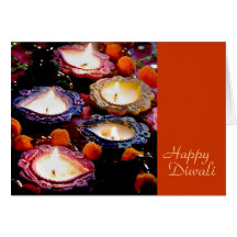 Tarjeta feliz de Diwali