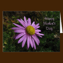 Tarjeta feliz de la flor del día de madre tarjetas