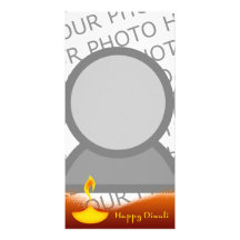 tarjeta feliz de la foto del diwali tarjeta fotografica  