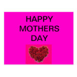 Tarjeta feliz del día de madres tarjetas postales