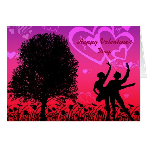 Tarjeta feliz del el día de San Valentín