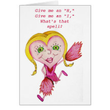 Tarjeta feliz del el día de San Valentín