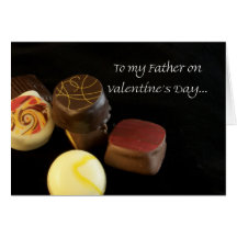 Tarjeta feliz del padre del el día de San Valentín