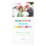 Tarjeta FELIZ y BRILLANTE de la foto del día de fi Tarjetas Personales Con Fotos