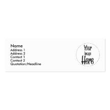 Tarjeta flaca - modificada para requisitos particu tarjeta personal