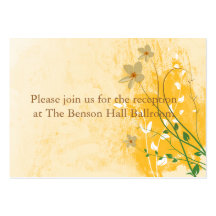tarjeta floral de oro del recption del diseño mode tarjeta de visita