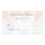 Tarjeta floral del acompañamiento del boda del vin tarjetas de negocio