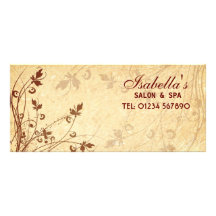 Tarjeta floral del estante del Grunge Lona