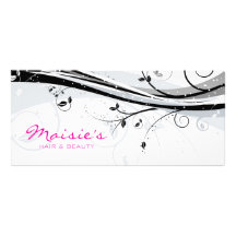 Tarjeta floral del estante del Grunge Diseños De Tarjetas Publicitarias