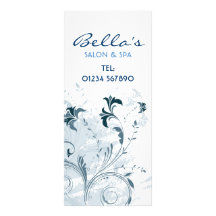 Tarjeta floral del estante del Grunge Plantilla De Lona