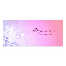 Tarjeta floral del estante del Grunge Tarjeta Publicitaria Personalizada