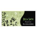 Tarjeta floral del estante del Grunge Lona Publicitaria